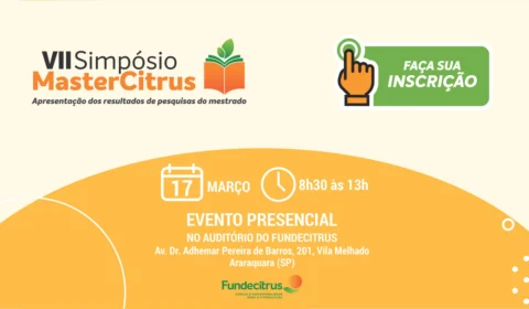 VII Simpósio MasterCitrus ocorre nesta sexta-feira, 17 de março