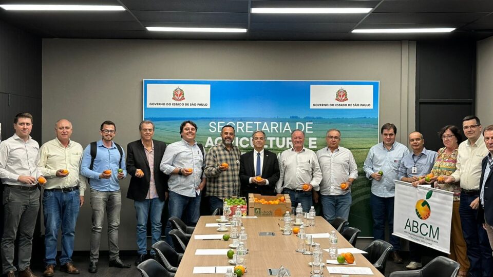 ABCM se reúne com o Secretário de Agricultura de São Paulo para discutir o avanço do greening na citricultura