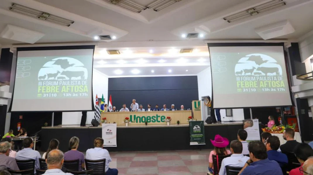 Associação Brasileira de Citros de Mesa presente no III Fórum de Febre Aftosa em Presidente Prudente