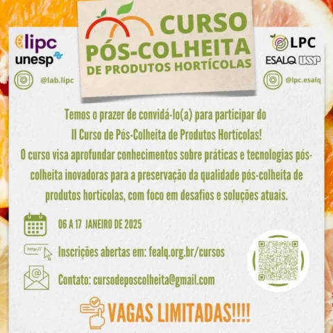 II Curso de Pós-Colheita de Produtos Hortícolas