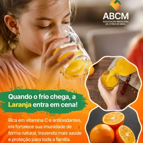 Quando o Frio chega, a Laranja entra sem cena!