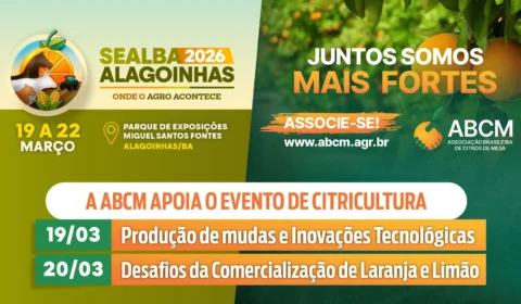 A ABCM Apoia o Evento de Citricultura SEALBA 2026!