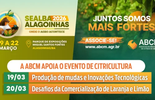 A ABCM Apoia o Evento de Citricultura SEALBA 2026!
