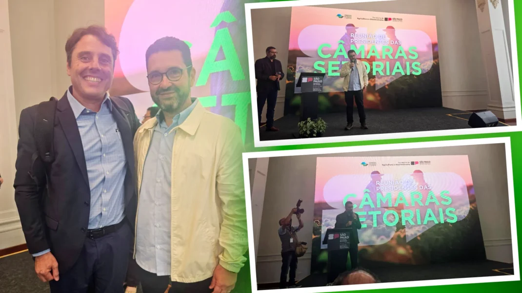 Carlos Alberto Lucato apresenta demandas do setor citrícola ao Secretário de Agricultura de São Paulo