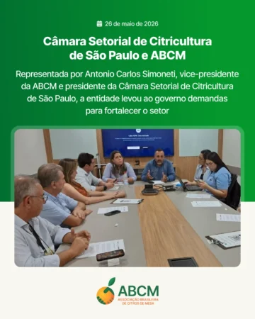 Câmara Setorial de Citricultura de São Paulo e ABCM