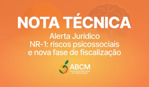 Nota Técnica: Alerta Jurídico | NR-1: riscos psicossociais e nova fase de fiscalização