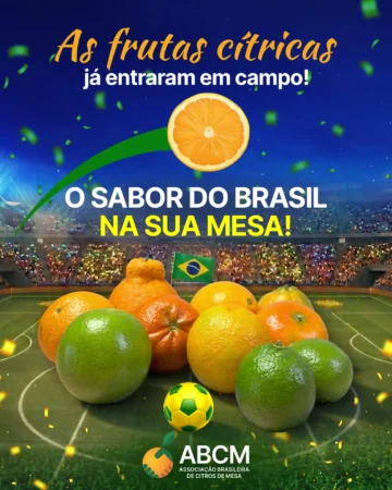 As Frutas Cítricas já entraram em campo!