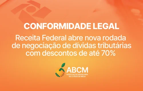 CONFORMIDADE LEGAL: Receita Federal abre nova rodada de negociação de dívidas tributárias com descontos de até 70%