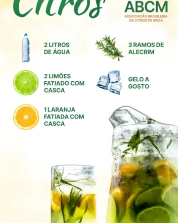 Água Saborizada com Citros