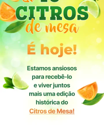 É HOJE!