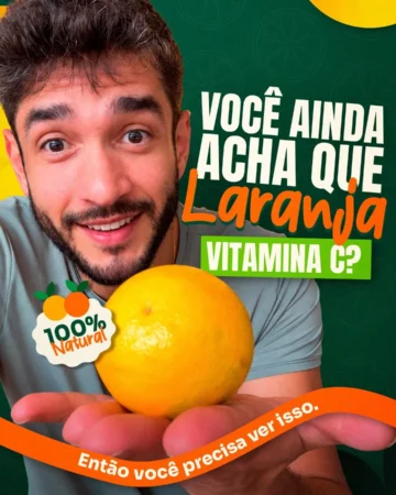 Você ainda acha que laranja Vitamina C?