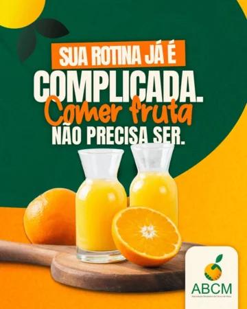 O dia corre. A fruta pode ir junto.