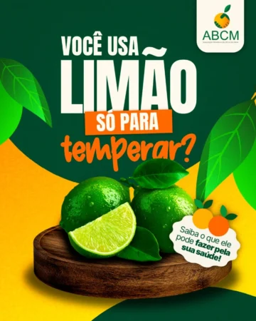 Você usa limão só para temperar?